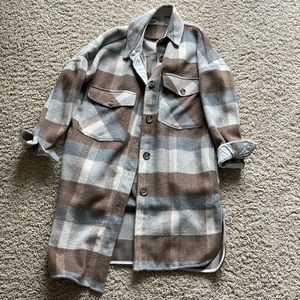 Evereve plaid jacket